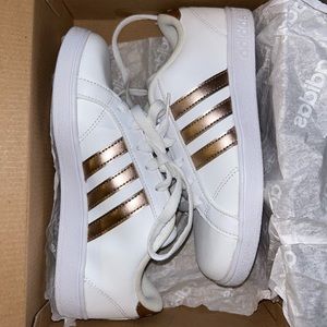 Adidas rose gold sneakers NWT